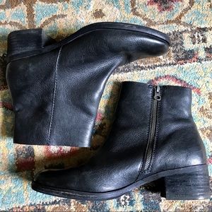 Kork Ease Mayten black leather ankle boots size 10